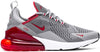 Men's Nike Air Max 270 Particle Grey/University Red (CW7048 001)