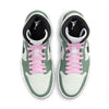 Women's Jordan 1 Mid SE Dutch Green/Black-Barely Green (CZ0774 300)