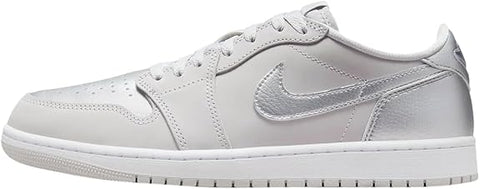 Men's Jordan 1 Retro Low OG Neutral Grey/Metallic Silver (CZ0790 002)