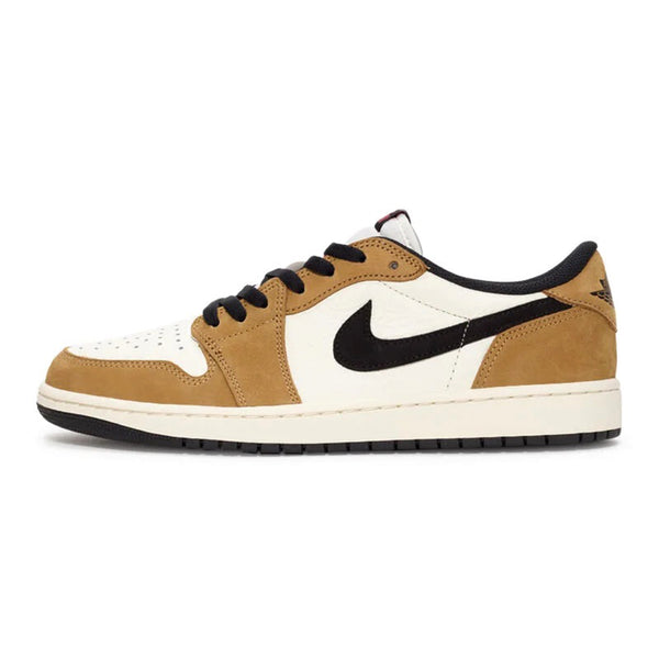 Men's Air Jordan 1 Retro Low OG Sail/Black-Golden Harvest (CZ0790 107)