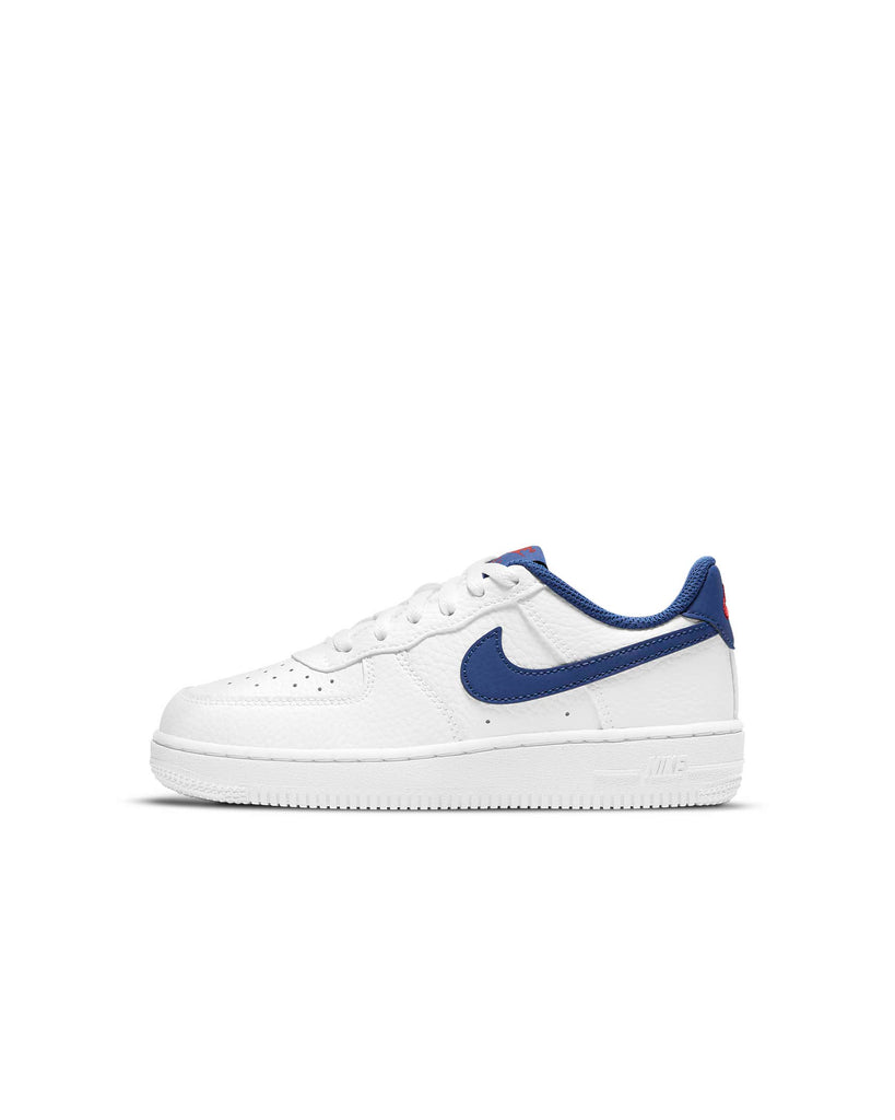 Little Kid's Nike Force 1 White/Deep Royal Blue (CZ1685 101)