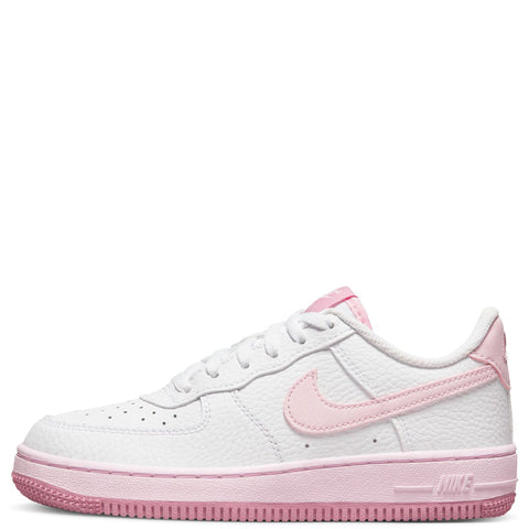 Little Kid's Nike Force 1 White/Pink Foam (CZ1685 107)