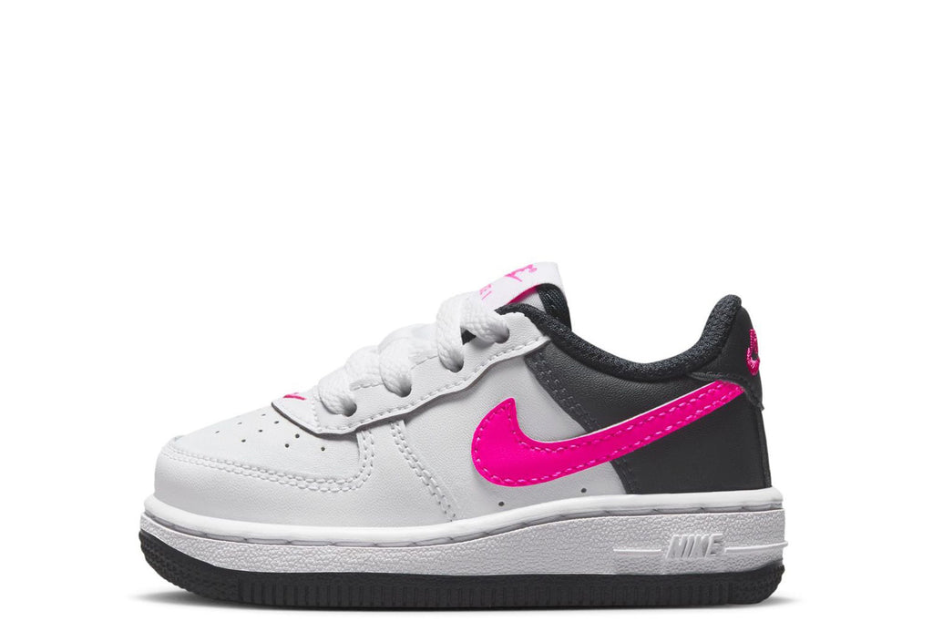 Toddler's Nike Force 1 White/Fierce Pink (CZ1691 109)