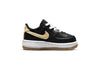 Toddler's Nike Force 1 LV8 Black/Solar Flare-White-Black (CZ2663 001)