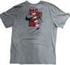 Men's Jordan Carbon Heather Grey Air Futura T-Shirt