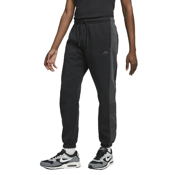 Men's Nike Sportswear Black/Charcoal Fleece Joggers