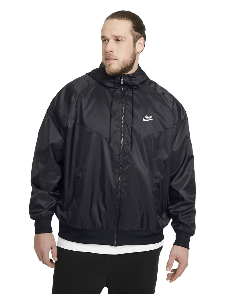 Men's Nike Black Sportswear Windrunner Hooded Jacket