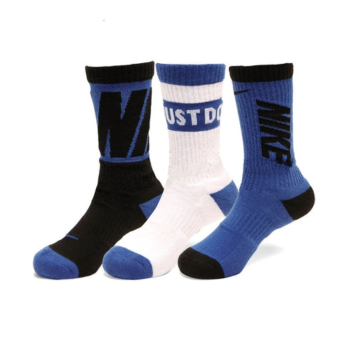 Nike Blue Everyday Cushioned Crew Socks (3 Pairs)