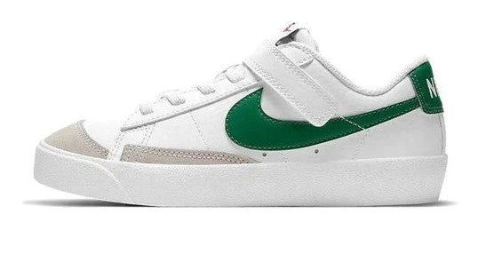 Little Kid's Nike Blazer Low '77 White/Pine Green-White-Black (DA4075 115)