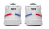 Toddler's Nike Blazer Mid '77 White/Habanero Red-Medium Blue (DA4088 117)