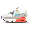 Toddler's Nike Air Max 90 EOI Pearl Grey/Sport Turq (DA5715 001)