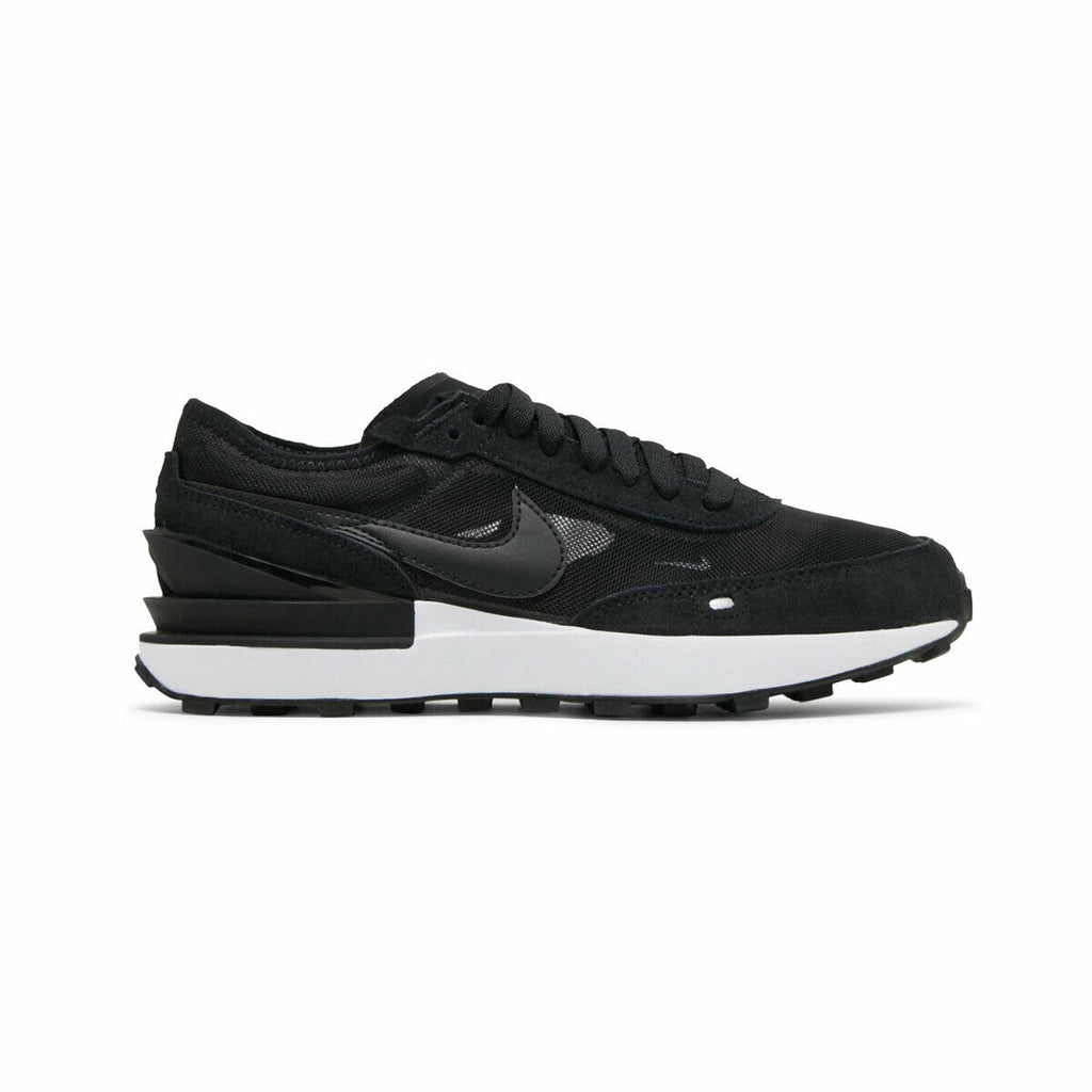 Big Kid's Nike Waffle One Black/Black-White-Orange (DC0481 001)