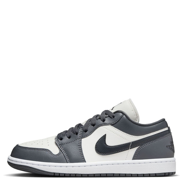 Women's Jordan 1 Low Sail/Off Noir-Dark Grey-White (DC0774 102)