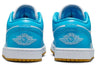 Women's Jordan 1 Low White/DK Powder Blue (DC0774 104)