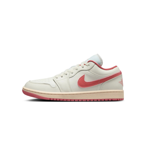 Women's Jordan 1 Low Sail/Pink Salt-Guava Ice (DC0774 109)