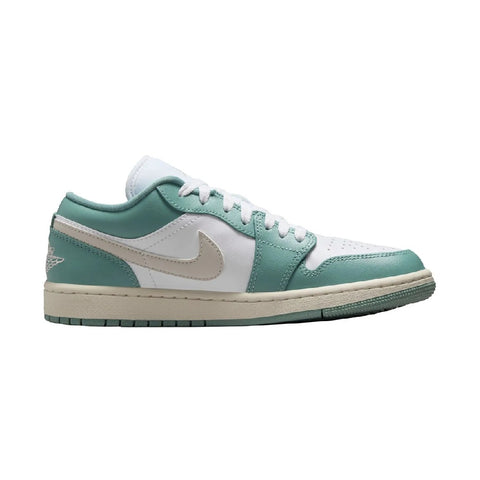 Women's Jordan 1 Low White/Lt Orewood Brn-Cannon (DC0774 138)