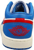 Women's Jordan 1 Low Sport Blue/Gym Red-White-Sail (DC0774 416)