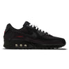 Men's Nike Air Max 90 Black/Black-Sport Red-White (DC9388 002)