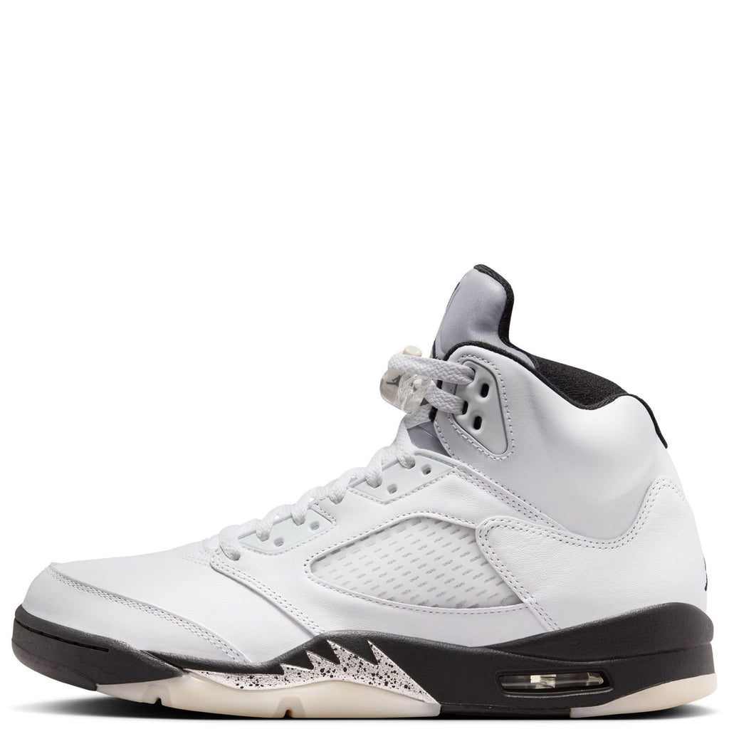 Men's Jordan 5 Retro White/Black-Sail (DD0587 110)