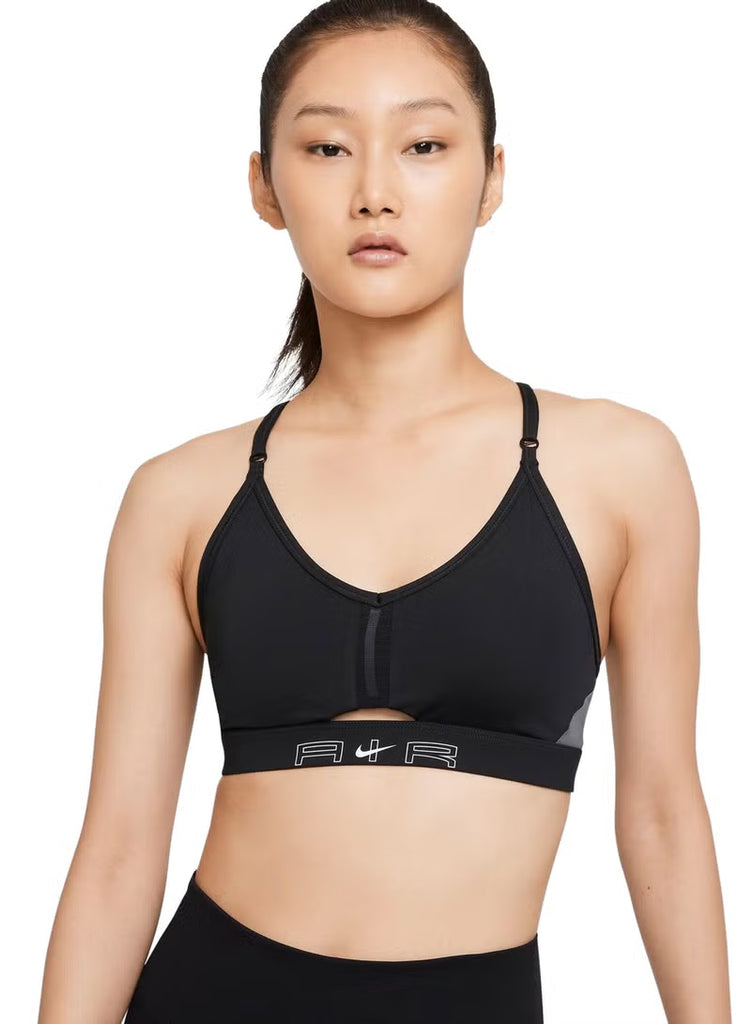 Women's Nike Black/Grey Air Dri-Fit Indy Cutout Sports Bra