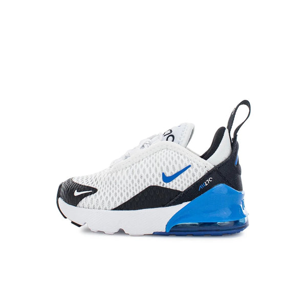 Toddler's Nike Air Max 270 White/Signal Blue-Black (DD1646 106)