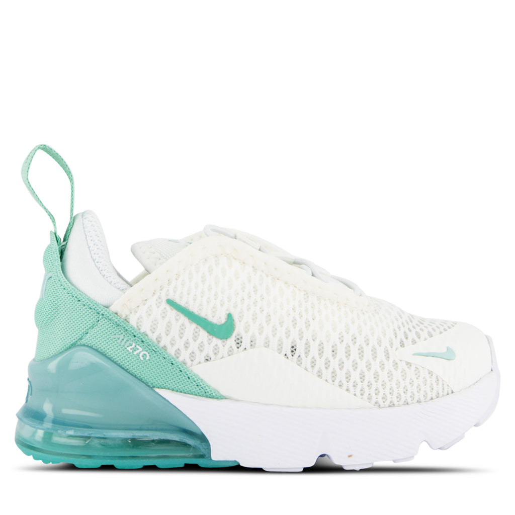 Toddler's Nike Air Max 270 Summit White/Emerald Rise (DD1646 115)