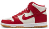 Women's Nike Dunk High Sail/Gym Red-Light Brown (DD1869 114)