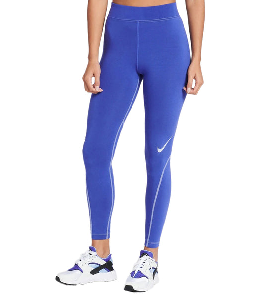 Women's Nike Lapis Ghost Swoosh High Rise Leggings