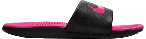 Little Kid's Nike Kawa Slide Black/Vivid Pink (DD8519 001)