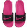 Little Kid's Nike Kawa Slide Black/Vivid Pink (DD8519 001)
