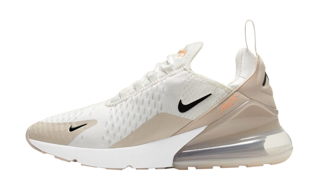 Women's Nike Air Max 270 Summit White/Black-Desert Sand (DH3050 100)