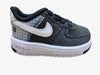 Toddler's Nike Force 1 Crater Black/White-Volt (DH4089 001)