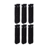 Jordan Black/Black Essentials Cushioned 6-Pack Crew Socks