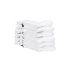 Jordan White/Blk Essentials Cushioned 6-Pak Crew Socks