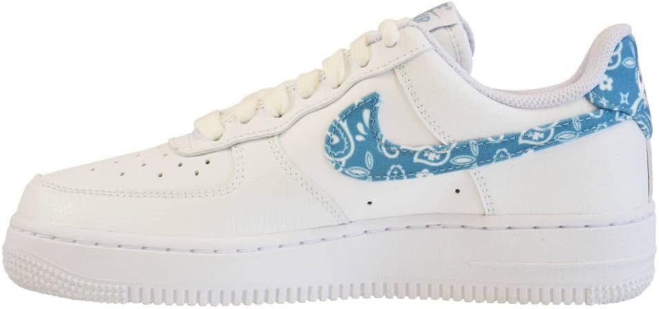 Women's Nike Air Force 1 '07 ESS White/Worn Blue-White-White (DH4406 100)