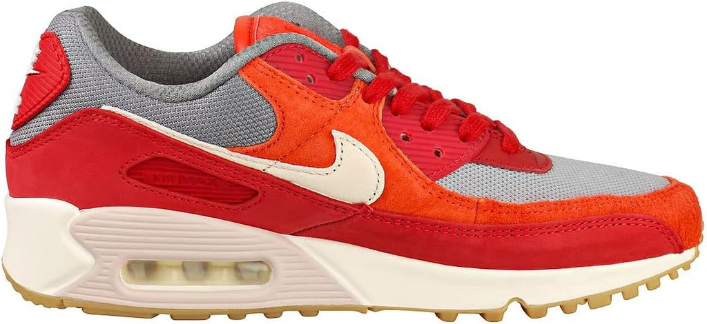 Men's Nike Air Max 90 PRM Gym Red/Pale Ivory (DH4621 600)