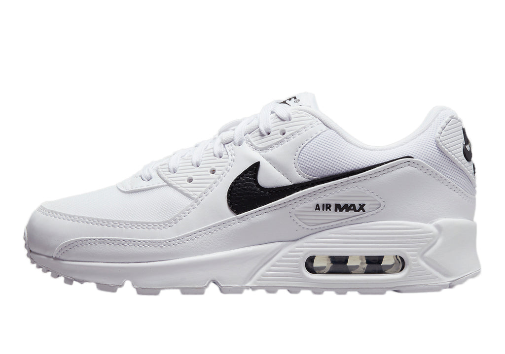 Women's Nike Air Max 90 White/Black-White (DH8010 101)