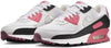 Women's Nike Air Max 90 White/Light Silver-Aster Pink (DH8010 105)