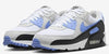 Women's Nike Air Max 90 White/Royal Pulse-Photon Dust (DH8010 106)