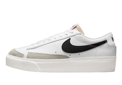 Women's Nike Blazer Low Platform White/Black-Sail-Team Orange (DJ0292 101)