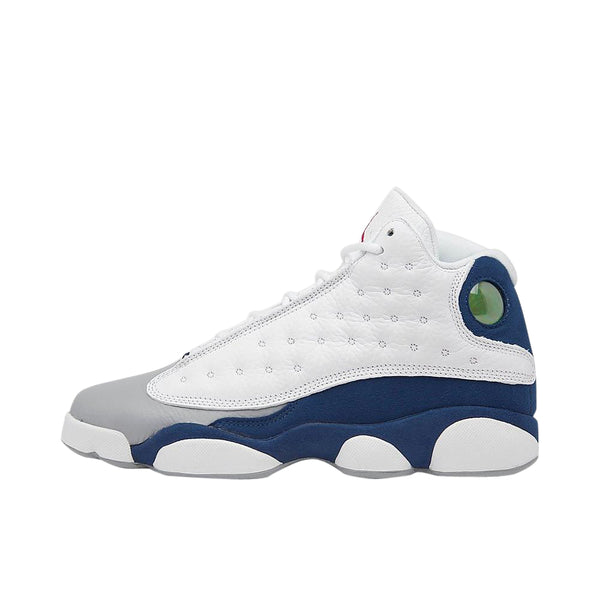 Big Kid's Jordan 13 Retro White/Fire Red-French Blue (DJ3003 164)