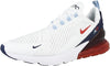 Men's Nike Air Max 270 White/Chile Red-Midnight Navy (DJ5172 100)