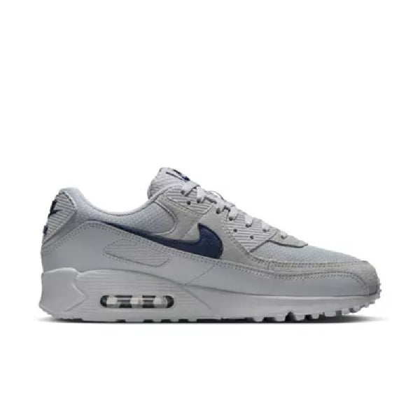 Men's Nike Air Max 90 Wolf Grey/Midnight Navy (DM0029 022)