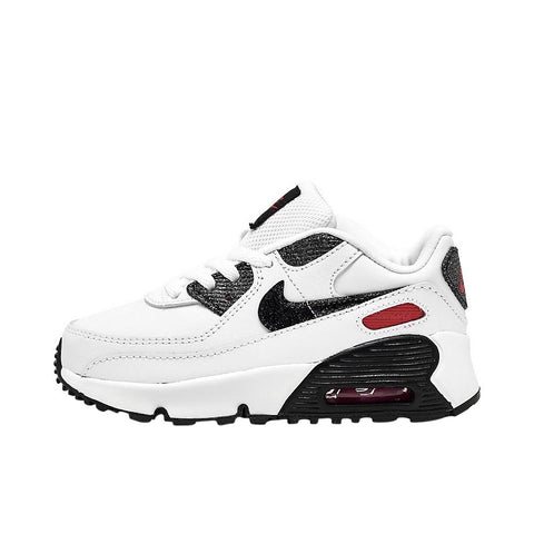 Toddler's Nike Air Max 90 LTR SE 2 White/Black-Very Berry (DM0162 100)