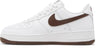 Men's Nike Air Force 1 Low Retro White/Chocolate-Metallic Gold (DM0576 100)