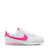 Big Kid's Nike Cortez White/Laser Fuchsia (DM0950 104)