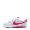 Big Kid's Nike Cortez White/Laser Fuchsia (DM0950 104)