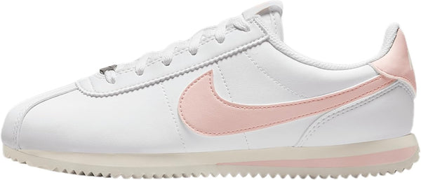 Big Kid's Nike Kids Cortez White/Echo Pink-Sail (DM0950 117)