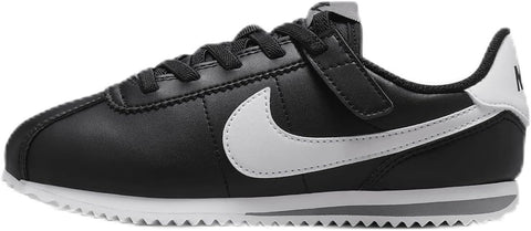 Little Kid's Nike Kids Cortez Easyon Black/White-Cool Grey (DM0951 001)