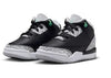 Toddler's Jordan 3 Retro Black/Green Glow-Wolf Grey (DM0968 031)